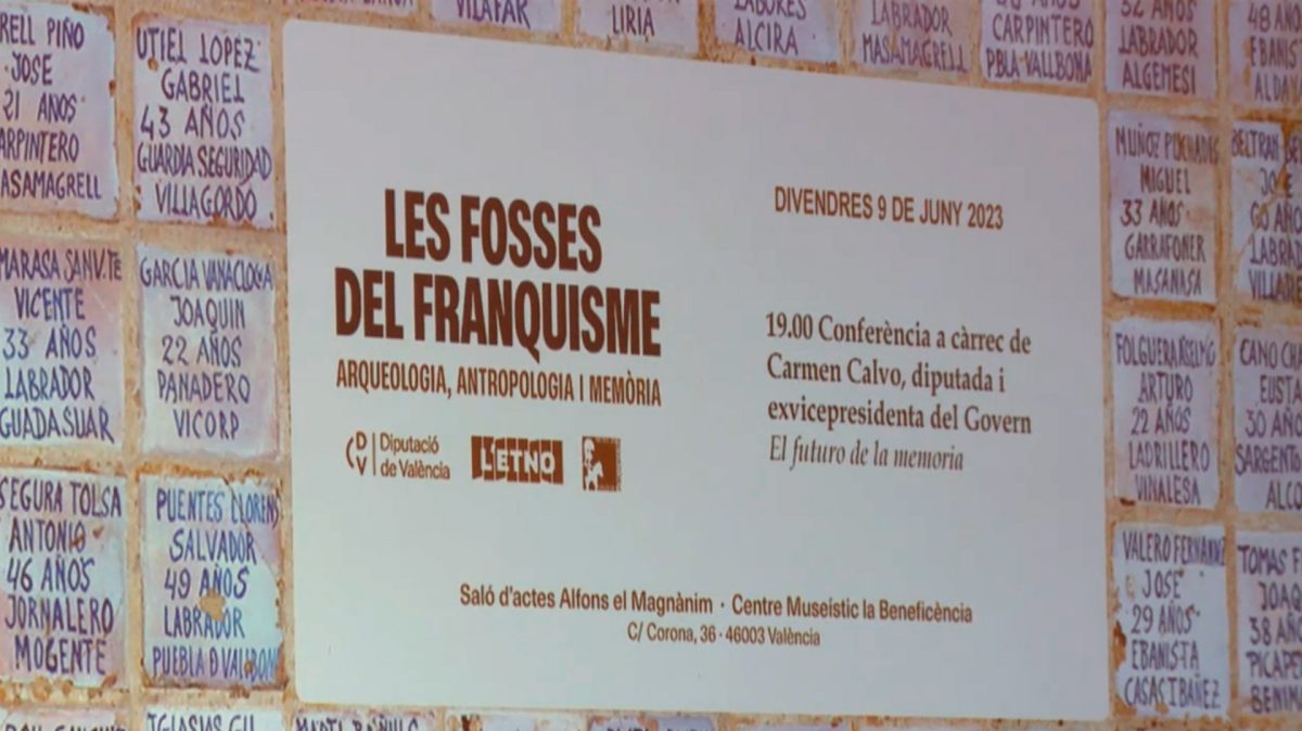 Conferència Carmen Calvo. El futur de la memòria